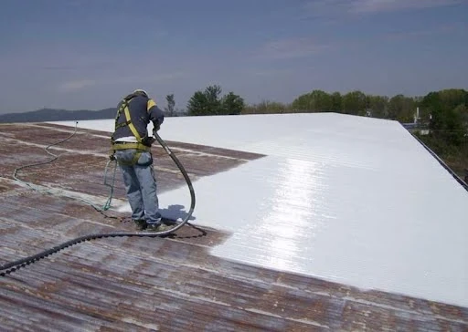 industrial roof 02 repair - restor - seal - paint